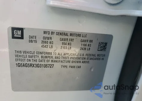 1G6AG5RX3G0106727
